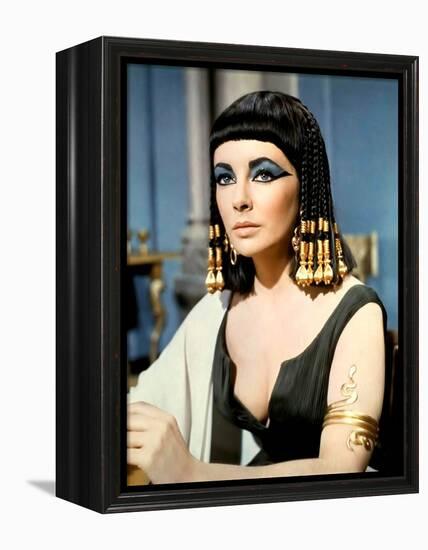 Cleopatre by Joseph L. Mankiewicz with Elizabeth Taylor, 1963 (photo)-null-Framed Stretched Canvas