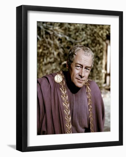 Cleopatre Cleopatra, by Joseph Mankiewicz with Rex Harrison, 1963 (photo)-null-Framed Photo