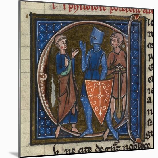 Cleric, Knight and Workman representing the three classes-French-Mounted Giclee Print