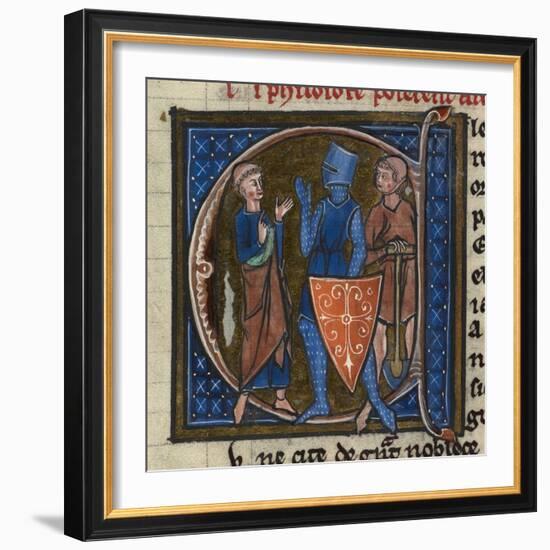 Cleric, Knight and Workman representing the three classes-French-Framed Giclee Print