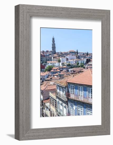 Clerigos Tower, Europe, Portugal, Oporto-Lisa S. Engelbrecht-Framed Photographic Print