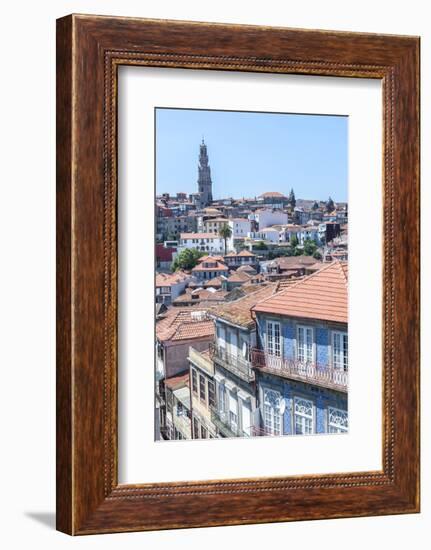 Clerigos Tower, Europe, Portugal, Oporto-Lisa S. Engelbrecht-Framed Photographic Print