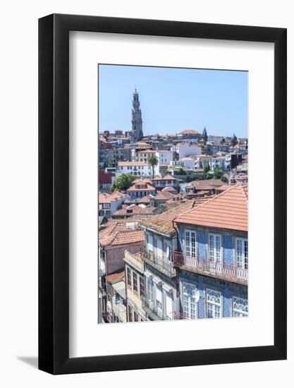 Clerigos Tower, Europe, Portugal, Oporto-Lisa S. Engelbrecht-Framed Photographic Print