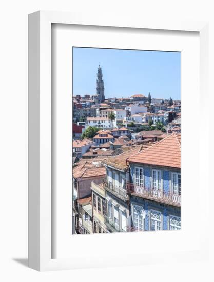 Clerigos Tower, Europe, Portugal, Oporto-Lisa S. Engelbrecht-Framed Photographic Print