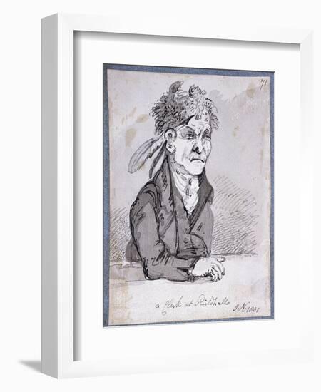 Clerk from the Guildhall's Law Courts, 1801-John Nixon-Framed Giclee Print