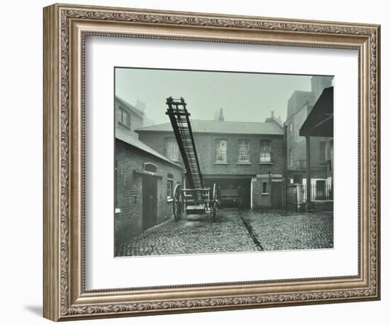 Clerkenwell Fire Station, No 44 Rosebery Avenue, Finsbury, London, 1910-null-Framed Photographic Print