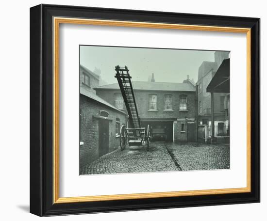 Clerkenwell Fire Station, No 44 Rosebery Avenue, Finsbury, London, 1910-null-Framed Photographic Print