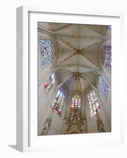 Clery-Saint-Andre Basilica Chancel, Clery Saint Andre, Loiret, France, Europe-null-Framed Photographic Print