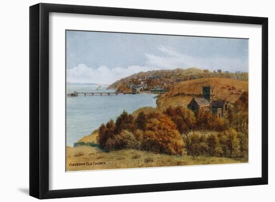 Clevedon Old Church-Alfred Robert Quinton-Framed Giclee Print