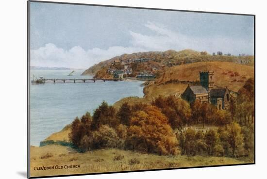 Clevedon Old Church-Alfred Robert Quinton-Mounted Giclee Print