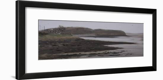 Clevedon Seafront, November-Tom Hughes-Framed Giclee Print