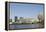 Cleveland Browns Stadium and City Skyline, Ohio, USA-Cindy Miller Hopkins-Framed Premier Image Canvas