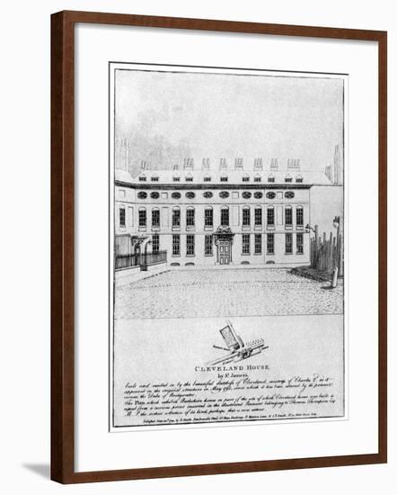 Cleveland House by St James'S, London, 1799-null-Framed Giclee Print