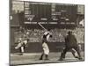 Cleveland Indians', Bob Feller, Pitching to New York Yankees' Joe Dimaggio-null-Mounted Photo