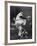 Cleveland Indians Herb Score Winding Up to Throw the Ball-George Silk-Framed Premium Photographic Print
