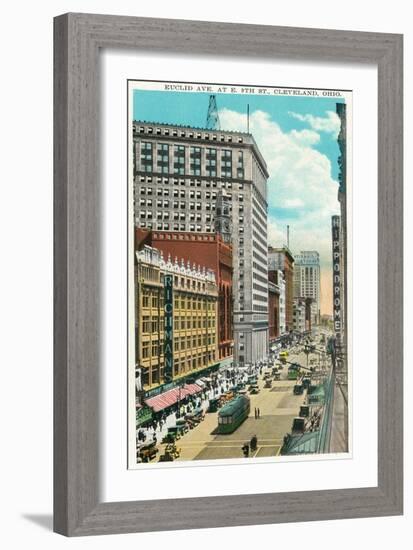 Cleveland, Ohio - Euclid Avenue, Hippodrome Exterior-Lantern Press-Framed Art Print