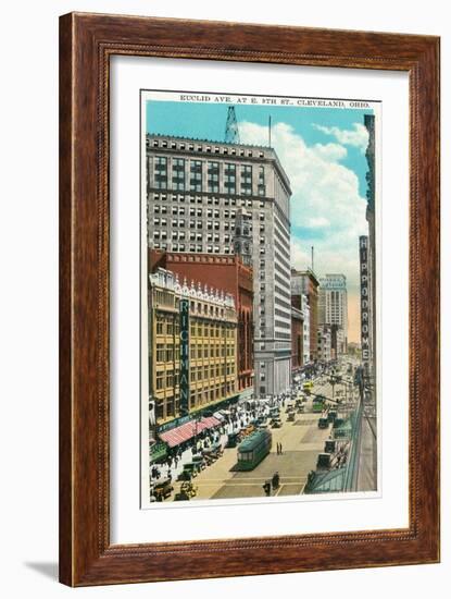 Cleveland, Ohio - Euclid Avenue, Hippodrome Exterior-Lantern Press-Framed Art Print