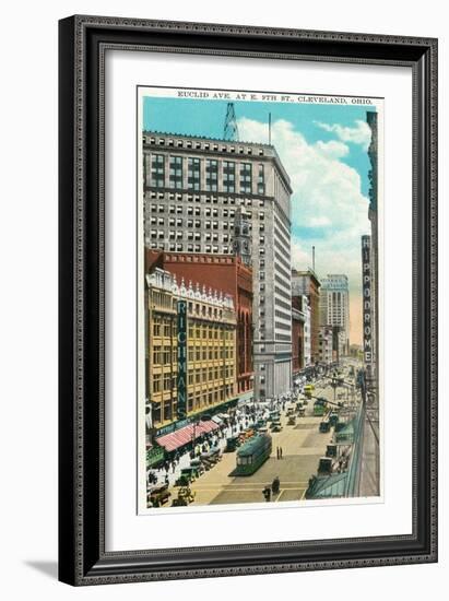 Cleveland, Ohio - Euclid Avenue, Hippodrome Exterior-Lantern Press-Framed Art Print