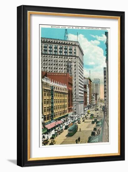 Cleveland, Ohio - Euclid Avenue, Hippodrome Exterior-Lantern Press-Framed Art Print