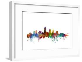 Cleveland Ohio Skyline-Michael Tompsett-Framed Art Print
