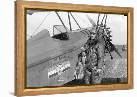 Cleveland Pittsburgh Air Mail-null-Framed Stretched Canvas