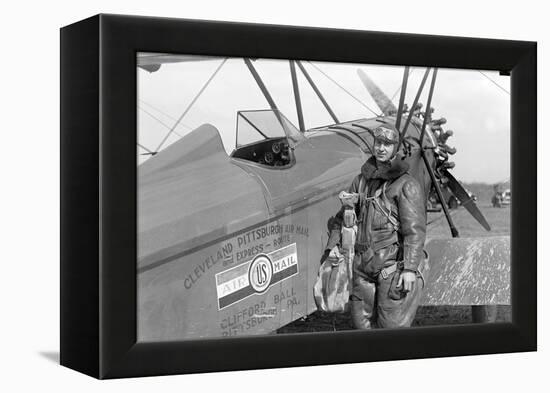 Cleveland Pittsburgh Air Mail-null-Framed Stretched Canvas