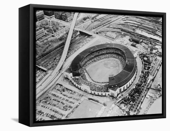 Cleveland's Municipal Stadium-null-Framed Premier Image Canvas