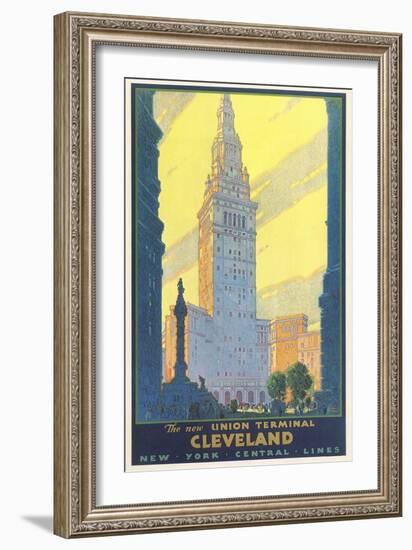 Cleveland Union Terminal-null-Framed Art Print