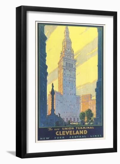 Cleveland Union Terminal-null-Framed Art Print