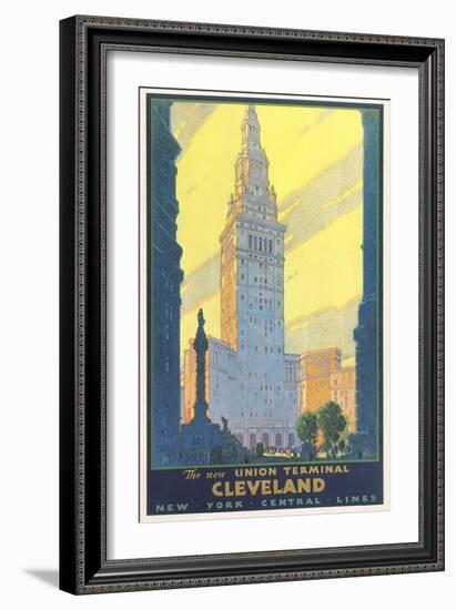 Cleveland Union Terminal-null-Framed Art Print