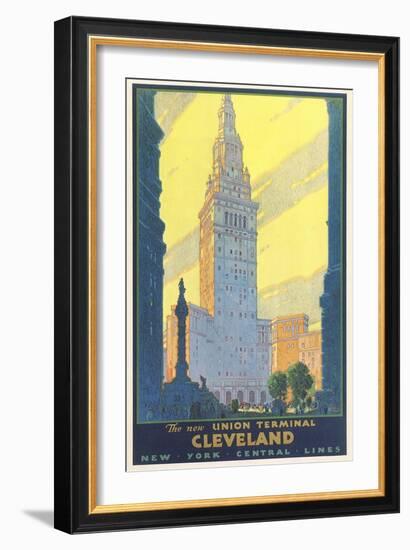 Cleveland Union Terminal-null-Framed Art Print