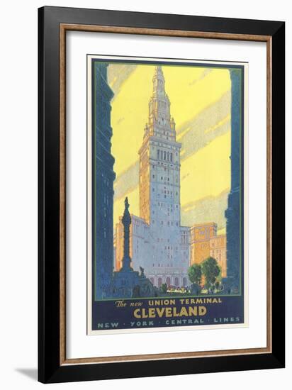 Cleveland Union Terminal-null-Framed Premium Giclee Print