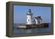 Cleveland West Pierhead Lighthouse, Ohio, USA-Joe Restuccia III-Framed Premier Image Canvas