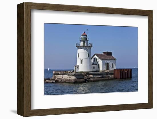 Cleveland West Pierhead Lighthouse, Ohio, USA-Joe Restuccia III-Framed Photographic Print