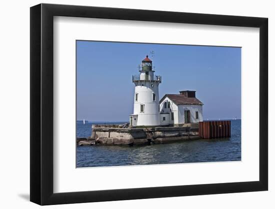 Cleveland West Pierhead Lighthouse, Ohio, USA-Joe Restuccia III-Framed Photographic Print