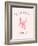 Clever Girl Pink print-Florent Bodart-Framed Giclee Print