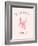 Clever Girl Pink print-Florent Bodart-Framed Giclee Print