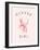 Clever Girl Pink print-Florent Bodart-Framed Giclee Print