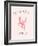 Clever Girl Pink print-Florent Bodart-Framed Giclee Print