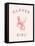 Clever Girl Pink print-Florent Bodart-Framed Premier Image Canvas