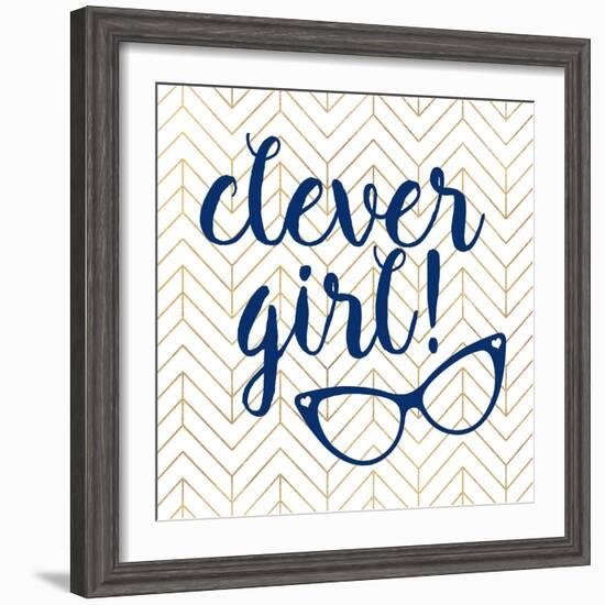 Clever girl!-Bella Dos Santos-Framed Art Print