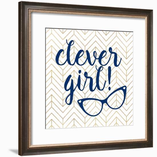 Clever girl!-Bella Dos Santos-Framed Art Print