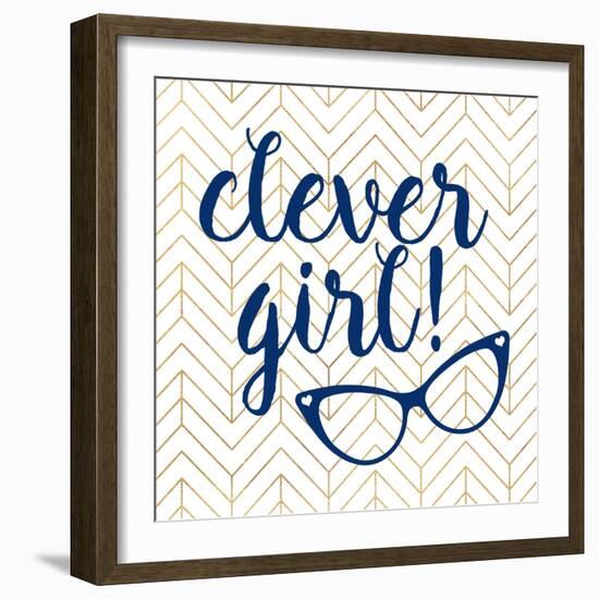 Clever girl!-Bella Dos Santos-Framed Art Print