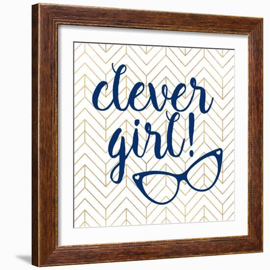 Clever girl!-Bella Dos Santos-Framed Art Print