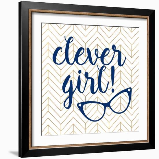 Clever girl!-Bella Dos Santos-Framed Art Print