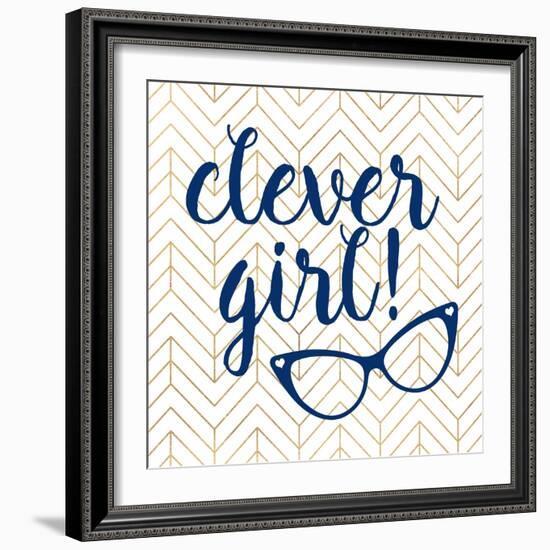 Clever girl!-Bella Dos Santos-Framed Art Print