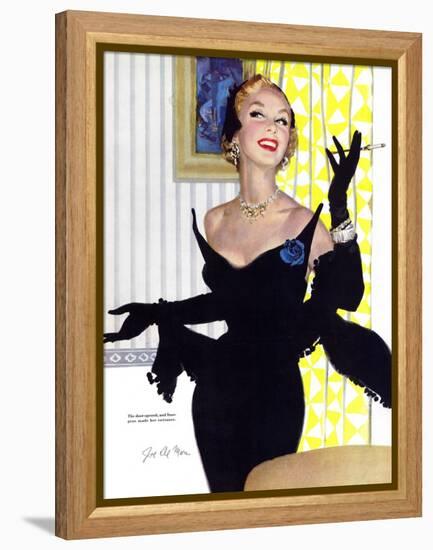 Clever Woman Are Dangerous Too  - Saturday Evening Post "Leading Ladies", August 5, 1950 pg.32-Joe deMers-Framed Premier Image Canvas