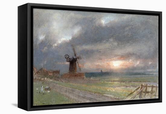 Cley, Norfolk, C1865-1932-Albert Goodwin-Framed Premier Image Canvas