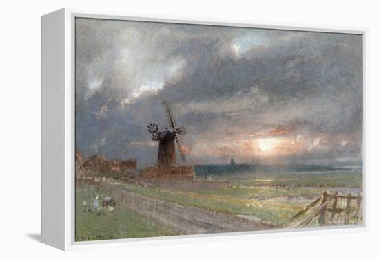 Cley, Norfolk, C1865-1932-Albert Goodwin-Framed Premier Image Canvas