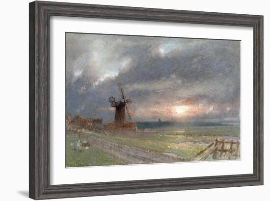 Cley, Norfolk, C1865-1932-Albert Goodwin-Framed Giclee Print